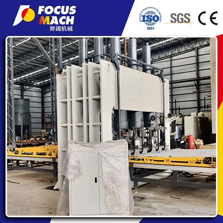 High Efficiency Automatic Woodworking Machinery Laminating Flooring Hot Press Machine