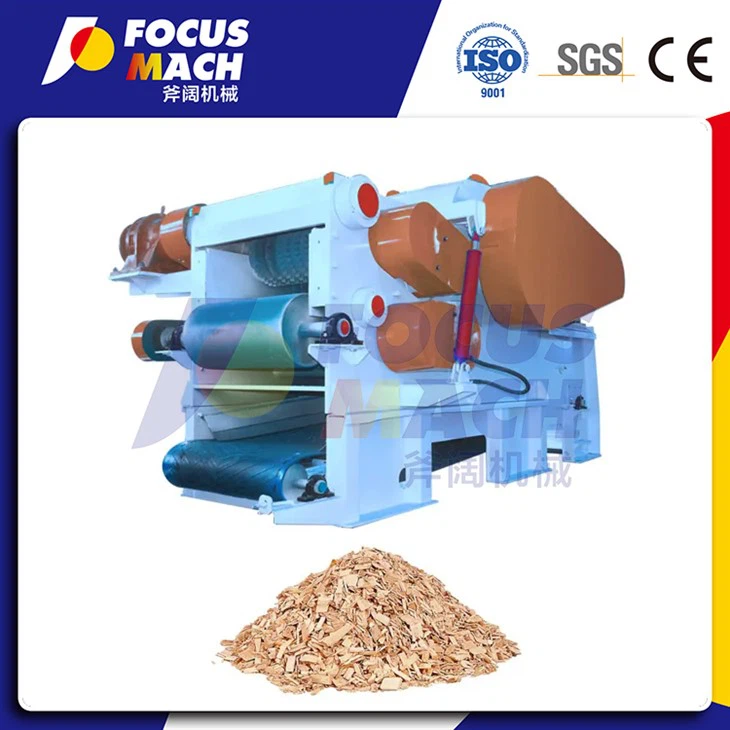 Horizontal Large Capacity Drum Wood Chipper Machine