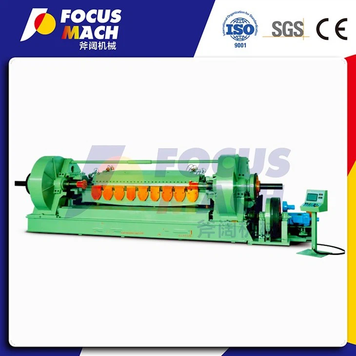 Woodworking Machinery High Precision Plywood Half Round Rotary Veneer Peeling Slicer